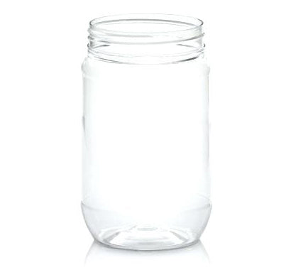 1 KG Clear PET PB Jar