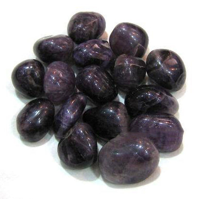 Amethyst Tumbled Stones - Medium 20 - 30 mm - 1 LB - Africa - NEW1020