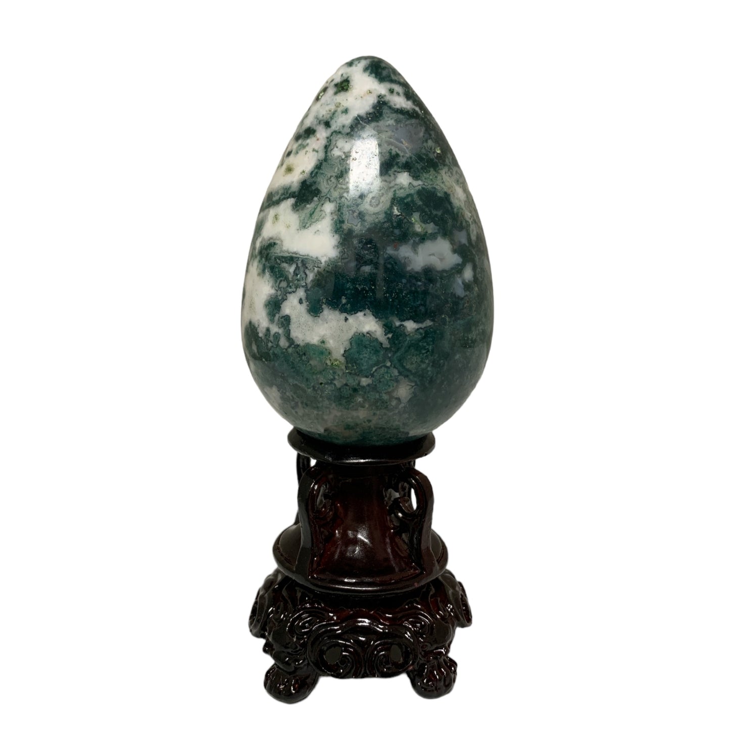 Tree Agate Eggs 52-63mm - Price per gram per piece (B2B ordering 1 = 1 piece so we charge Ex. 160g = $16.00 each)