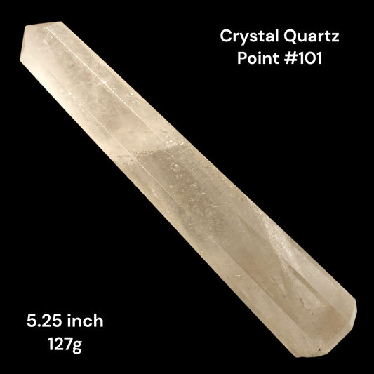 Crystal Quartz - 5.25 inch- 127g - Polished Points