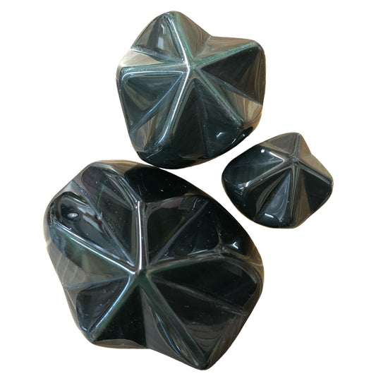 RAINBOW OBSIDIAN - Star Abstracts - Sold by the gram - China - NEW622