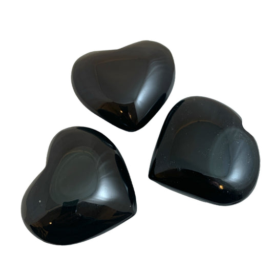 RAINBOW OBSIDIAN HEARTS - 50-80mm - By the gram - NEW822