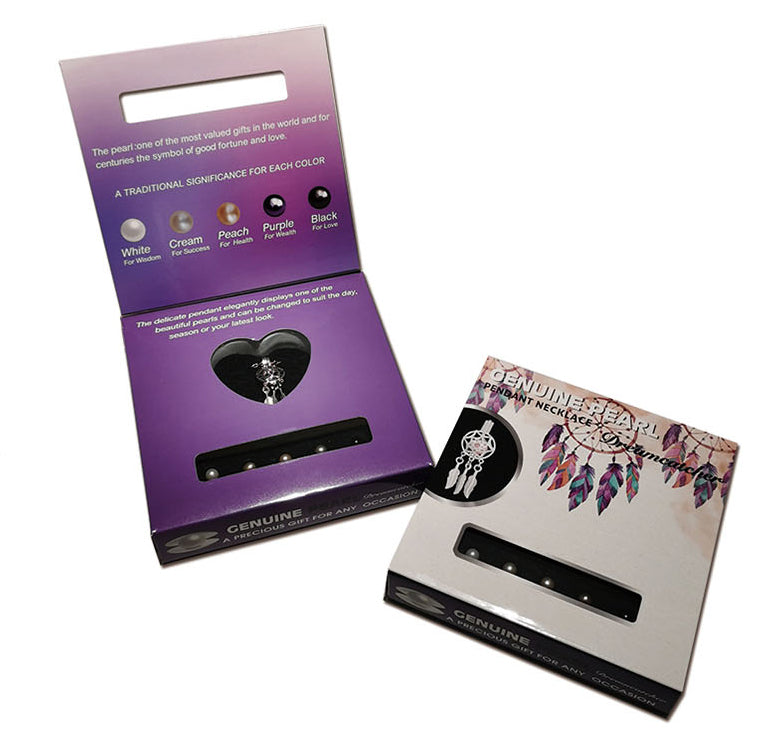 5 Pearl Set - Dream Catcher Box with Dream Catcher Pendant Necklace - NEW522