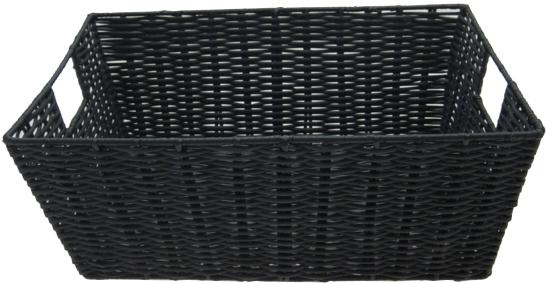 NYLON/WIRE DISPLAY BASKET - BLACK 15 x 11.5 x 6 inch - in upper showroom