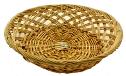 WILLOW  ROUND OPEN WEAVE TRAY  - 10 x 2-25 inches