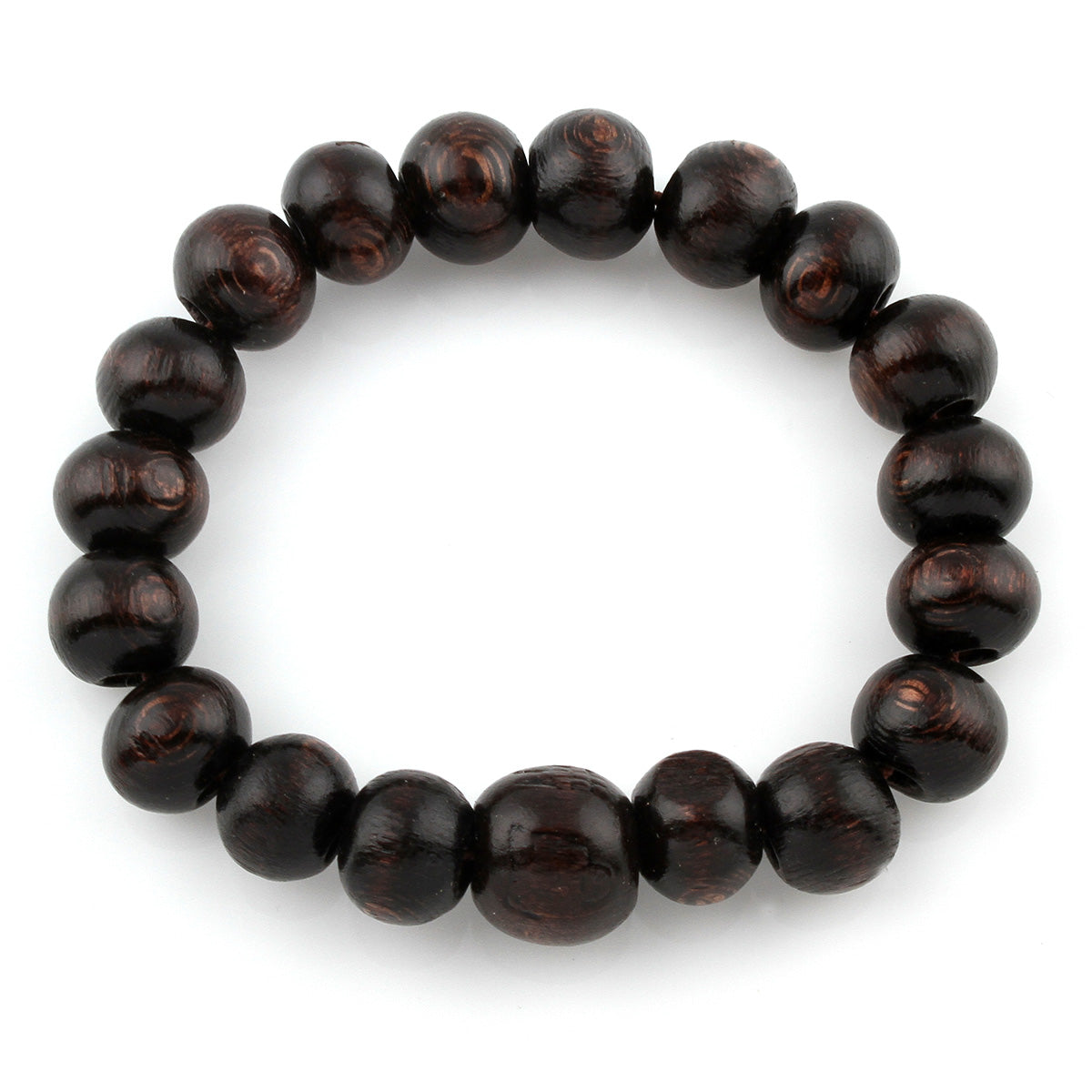 Wrist Mala, Wood, Buddhist jewelry & unisex, with Nylon. 10mm Approx. 9.5inch