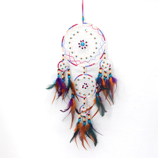 Dream Catcher Feather Vintage Multi-colored - 70-20cm - NEW221