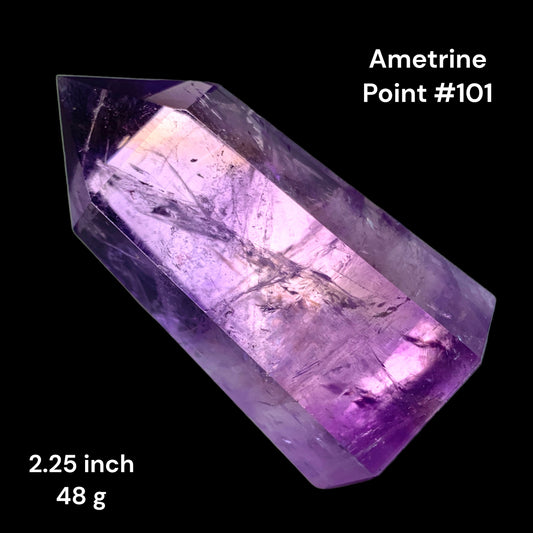 Ametrine - 2.25 inch - 48g - Polished Points
