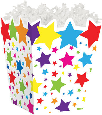 Boîte-cadeau Super Stars Sweet Treat - 4 "x 4" x 4 1/2 pouces de profondeur (commande par 6)