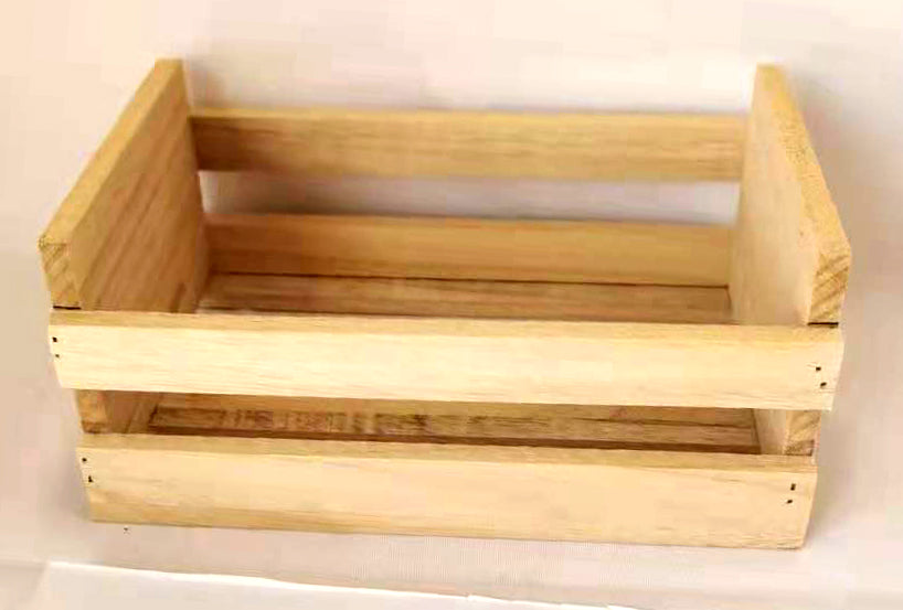 Natural Wood Tray - Small - 8 x 5.5 x 3.5 inch - Paulownia - China