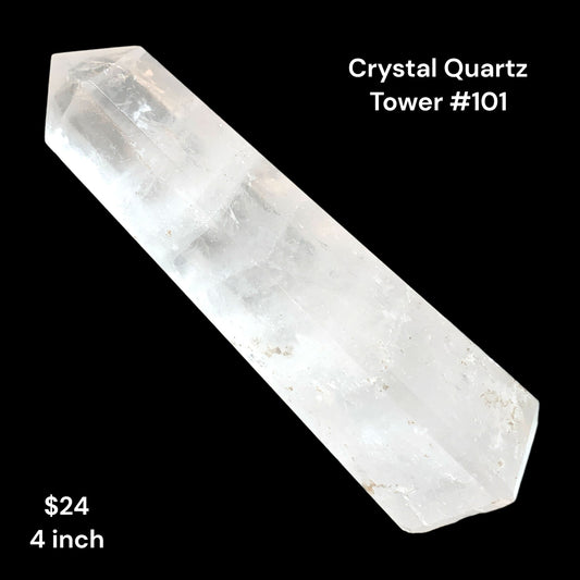 Crystal Quartz - 4 inch - 96g - Polished Towers