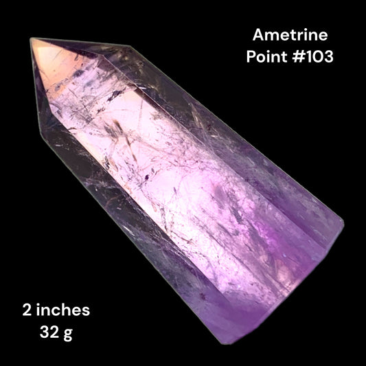 Ametrine - 2 inch - 32g - Polished Points