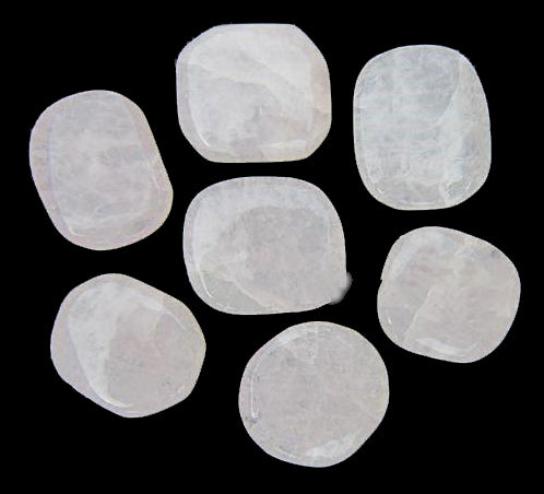 Rose Quartz - Earth Stones - 30x40mm Long 15 g - India