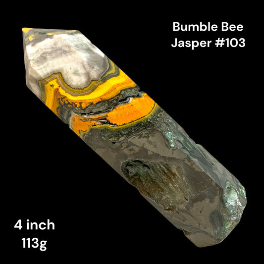Bumble Bee - 4 inch - 113g - Polished Points