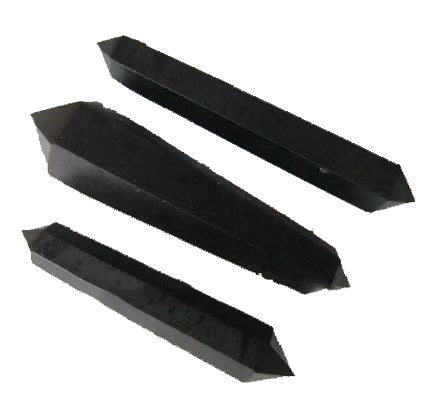 Baguette à double terminaison - Tourmaline noire 3 - 5 pouces (Prix par gramme - Commande B2B 2 = 2 baguettes)