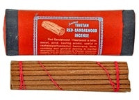 Tibetan Red Sandalwood Incense 30 Sticks - 4.5 inch - NEW1120