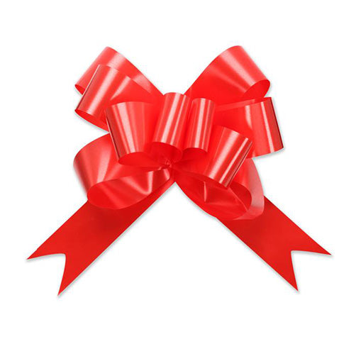 PK/100 - 2 inch - RED - BUTTERFLY BOWS - SPLENDORETTE Bows