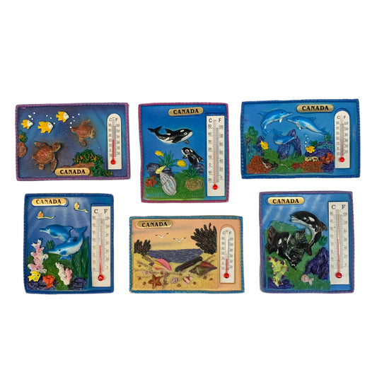MAGNET - CANADA MARINE LIFE THERMOMETER PK/6