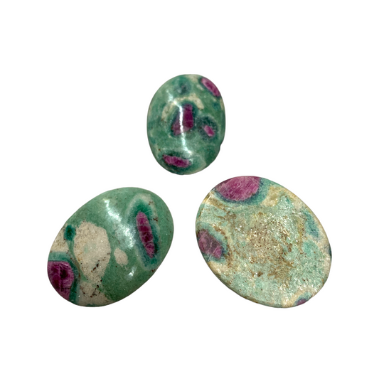 RUBY FUCHSITE KYANITE OVAL Cabochons Mixed Sizes - mm - NEW1222