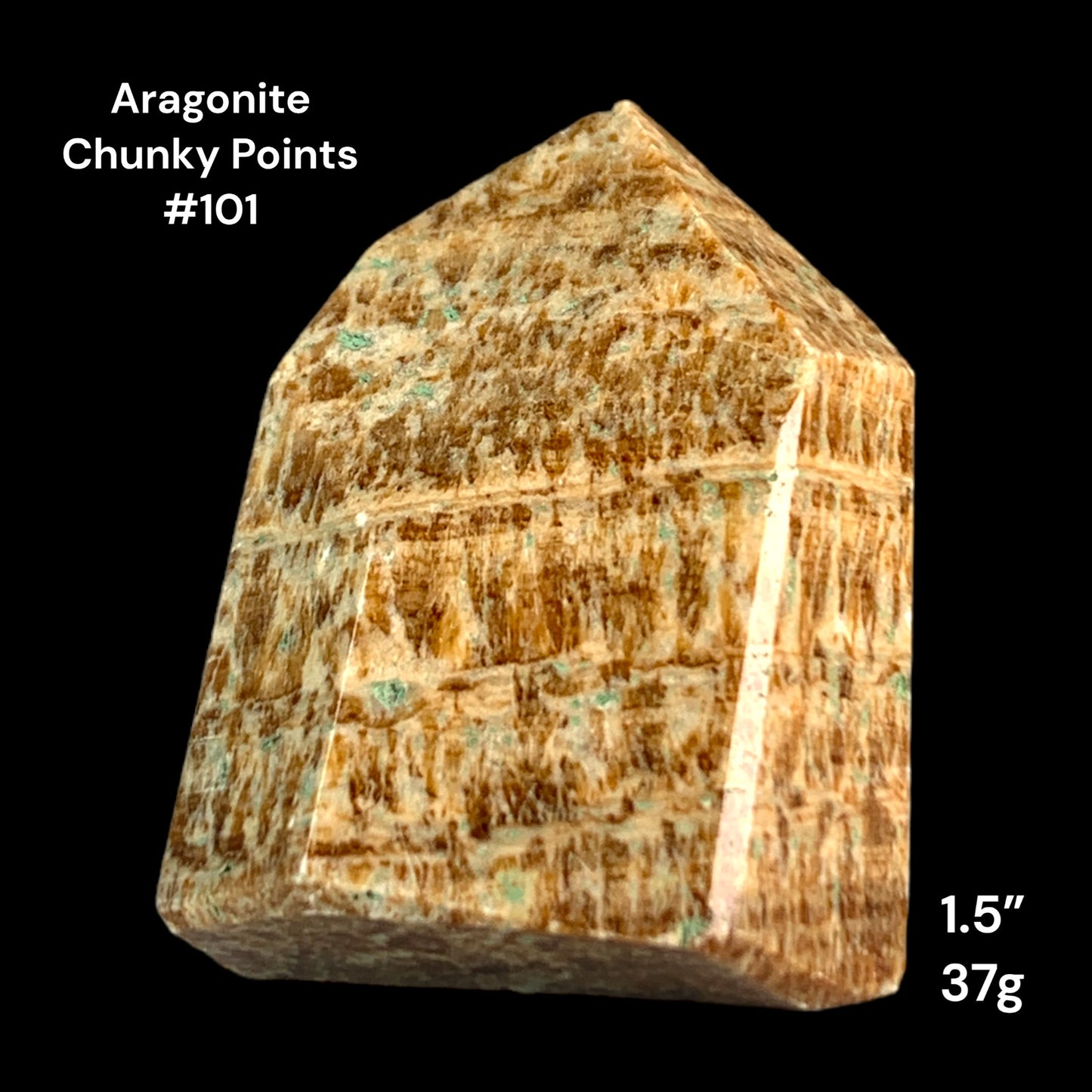 Aragonite Chunky Points - 1.5 inch - 37g - Polished Points