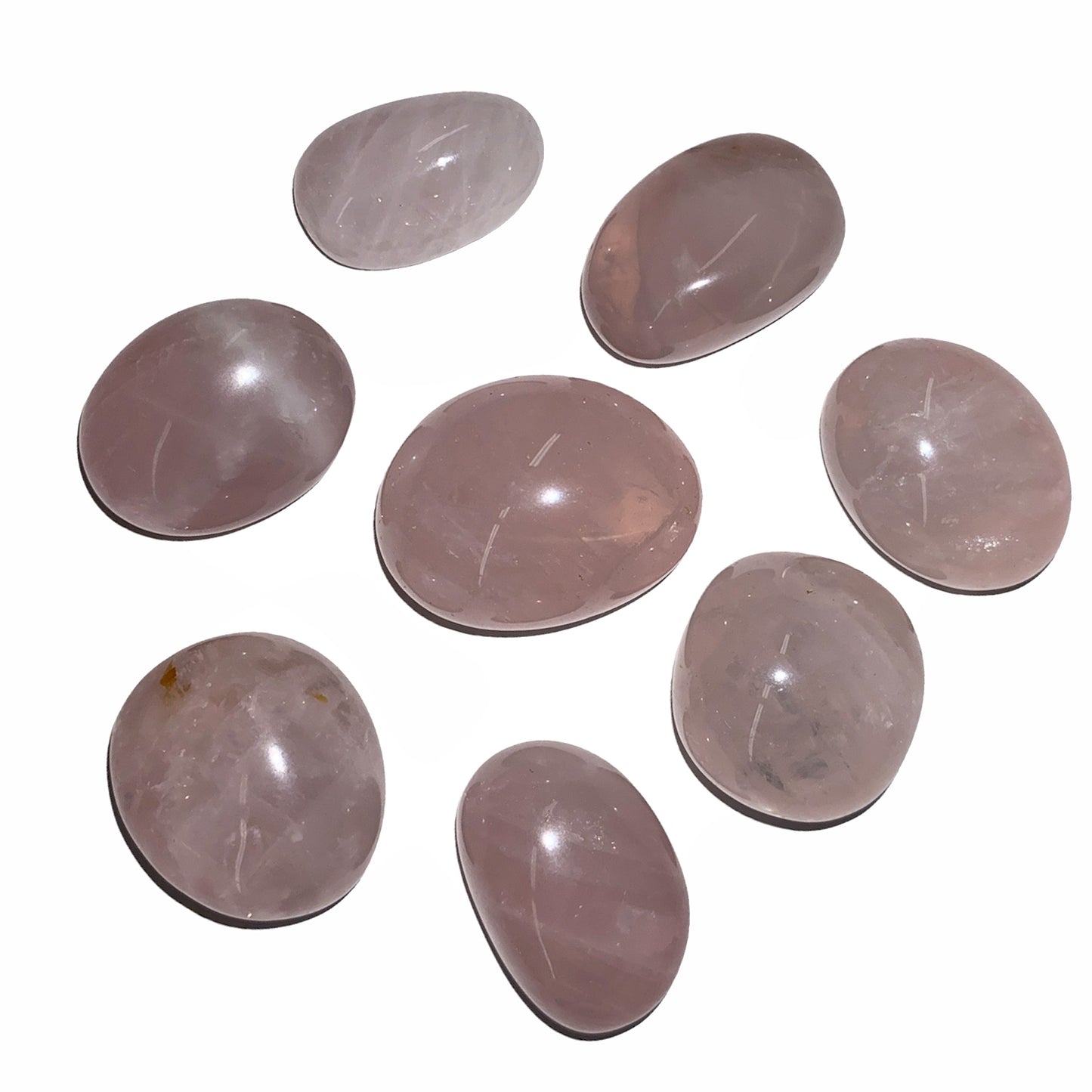 Grade A Rose Quartz Tumbled Stones - Large 30 - 45 mm - 500 grams - China - NEW1021 - 15 Stone average