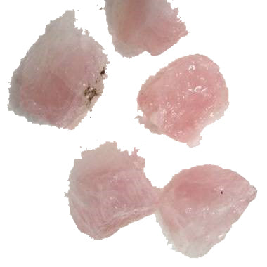 Rose Quartz Chunks Raw Tumbles Stones 40-80mm - 500 Grams (1.1 LB.) - India - New820