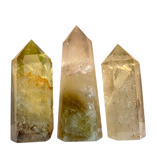 Citrine - Pointes Polies - 6 - 10cm - Prix au gramme - Chine