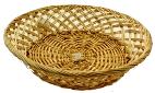 WILLOW  ROUND OPEN WEAVE TRAY  - 12 x 2-75 inches