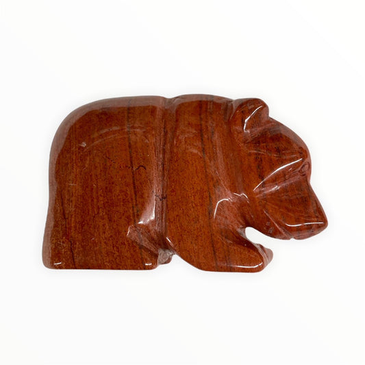 Bear - Red Jasper - 5 cm - China - NEW921