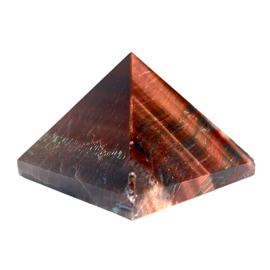 Red Tiger Eye - Pyramids - 40 to 65mm - Price per gram per piece (B2B ordering 1 = 1 piece so we charge Ex. 30g = $3.60 each)