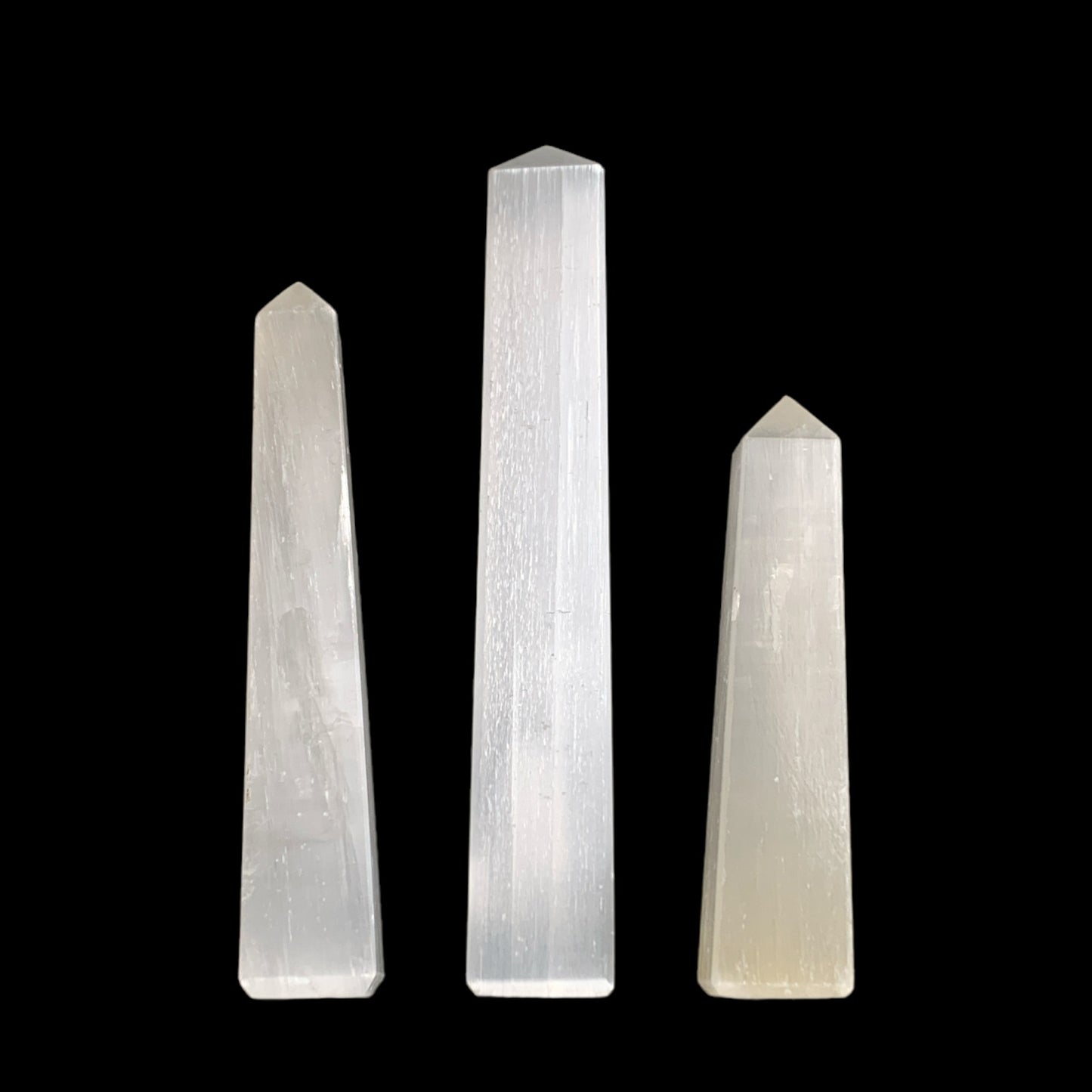 Selenite - 2.5 to 4.5 inch - Price per gram - Polished Towers Points