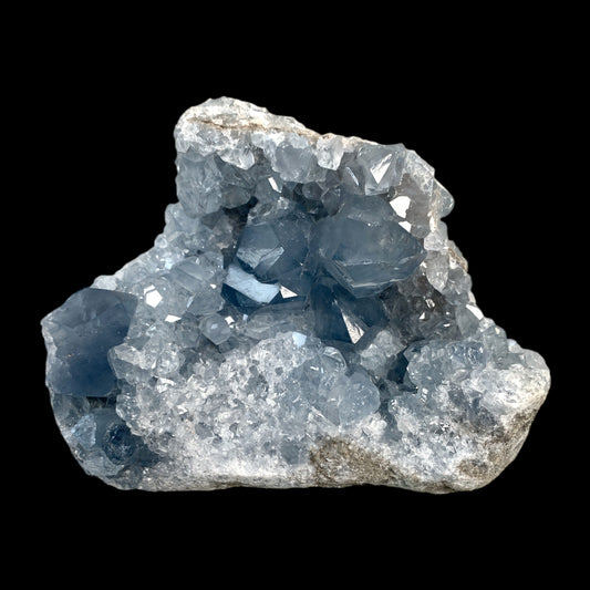 AAA Quality Celestite Druze Crystal Geode - 1357g - 2.98lb - 4.5 inch -Madagascar