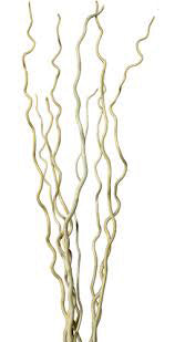 72 Inch Willow Branch Curly Contoured Twigs - Natural - China