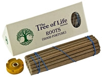 The Tree of Life Incense - ROOTS Good Fortune - 30 Sticks - 4 inch - NEW1120