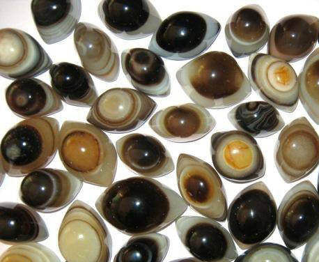 Agate Shiva Eyes Assorted - Mini 20-30mm - India - NEW323