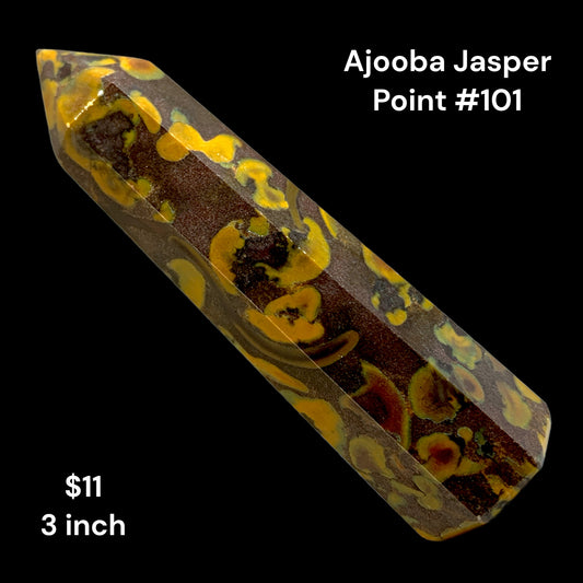 Ajooba Jasper - 3 inch - 55g - Polished Points - India