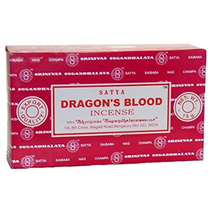 Satya Incense - Dragon's Blood - Box Of 12 Packs