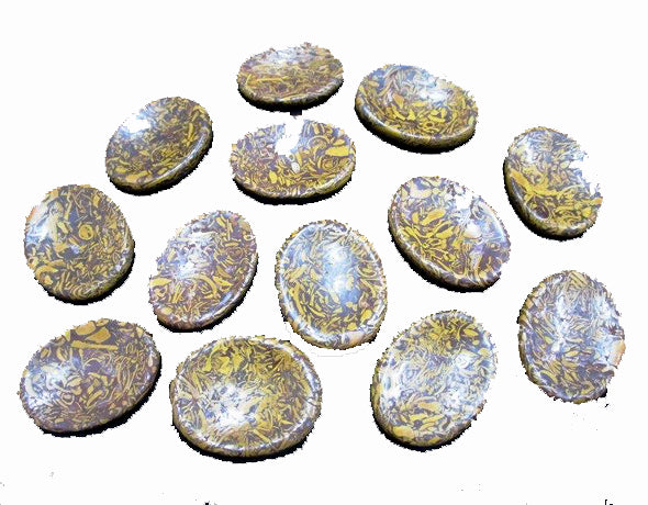 Calligraphie Worry Stones - 35-40mm de long - Inde