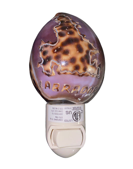 LABRADOR MAP COWRIE NIGHTLIGHT