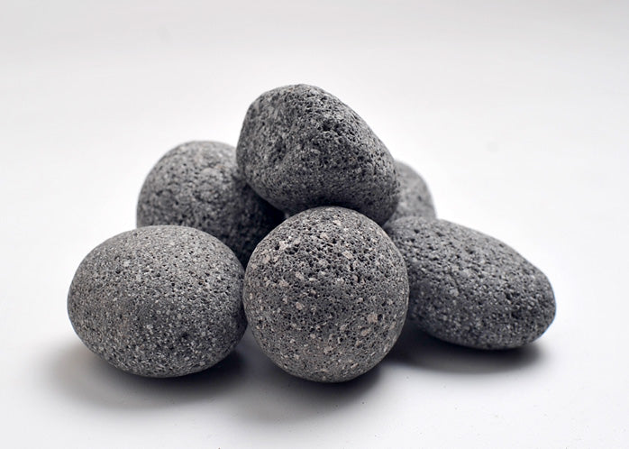 Black Lava Pebble 30 to 50 mm 20 KG Bag