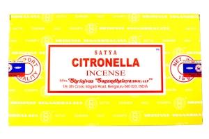Satya Incense - Citronella - Box Of 12 Packs