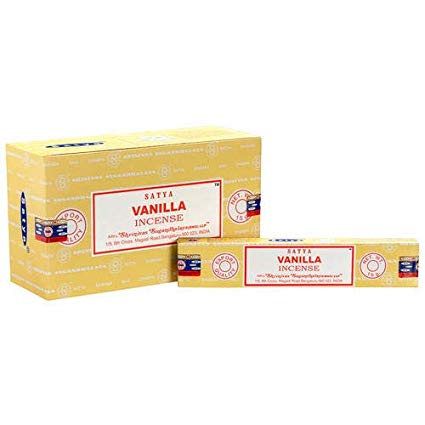 Satya Incense - Vanilla - Box Of 12 Packs