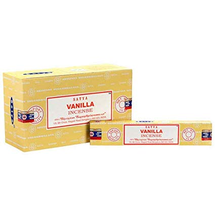 Encens Satya - Vanille - Carton De 12 Sachets