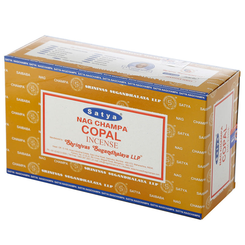 Satya Incense - Copal - Box Of 12 Packs 15 grams