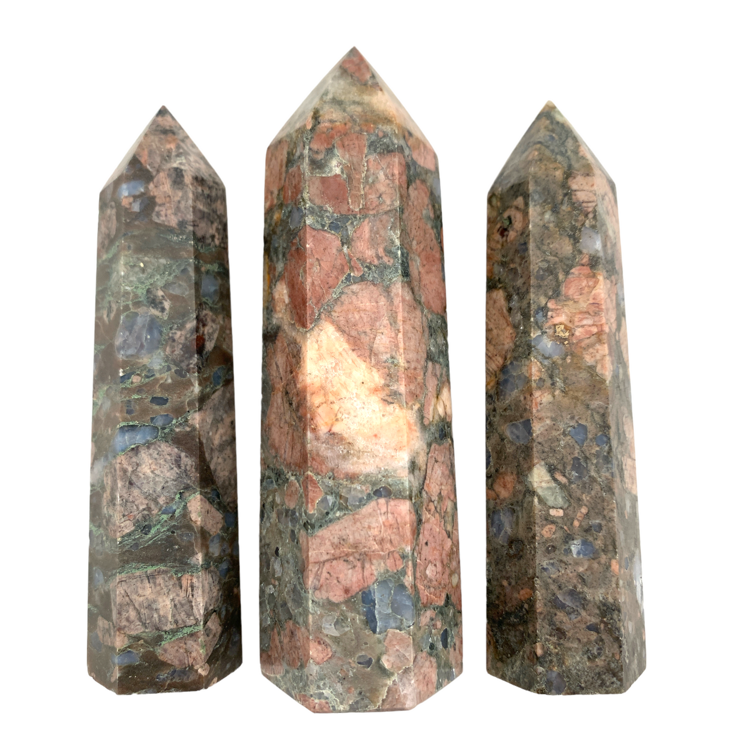 Rhyolite - Llanite - Que Sera - Polished Points - 55 to 100mm - Price per gram - China - NEW622