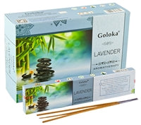 Goloka Aroma Series - Lavande - Bâtons d'encens 15 grammes par boîte intérieure (12/boîte) NEW920