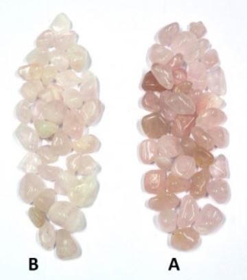 Rose Quartz Tumbled Stones - Small 10 - 20 mm - Grade AB - 1 lb. - Brazil - NEW1121
