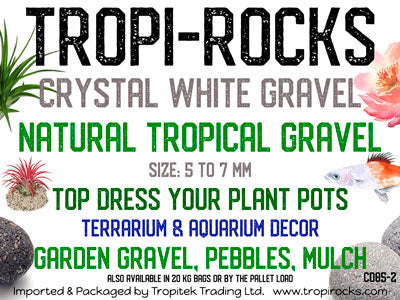 Crystal White Gravel 5-7 mm - Medium PB2 JAR