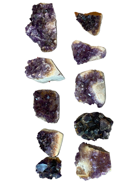 Amethyst Super Clusters - Assorted Sizes - India - Price per Gram - Lot#118 - NEW123