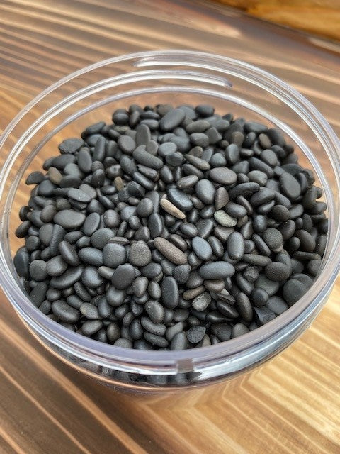 Black Tumbled Gravel 2-3mm - 20 KILO BAG